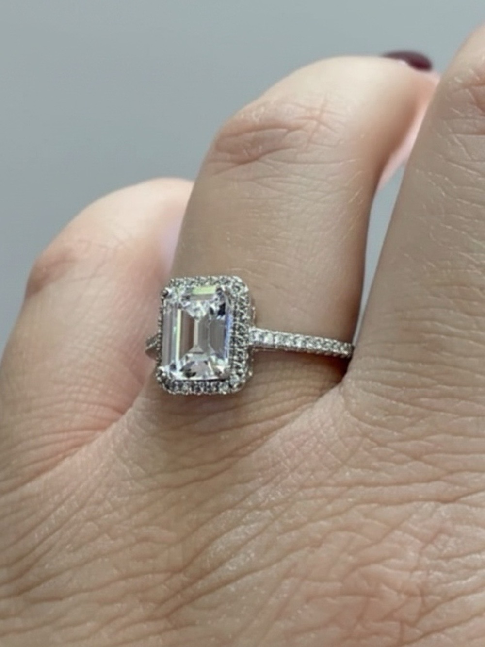 Sterling Silver Diamond Ring - Picture 7 of 10